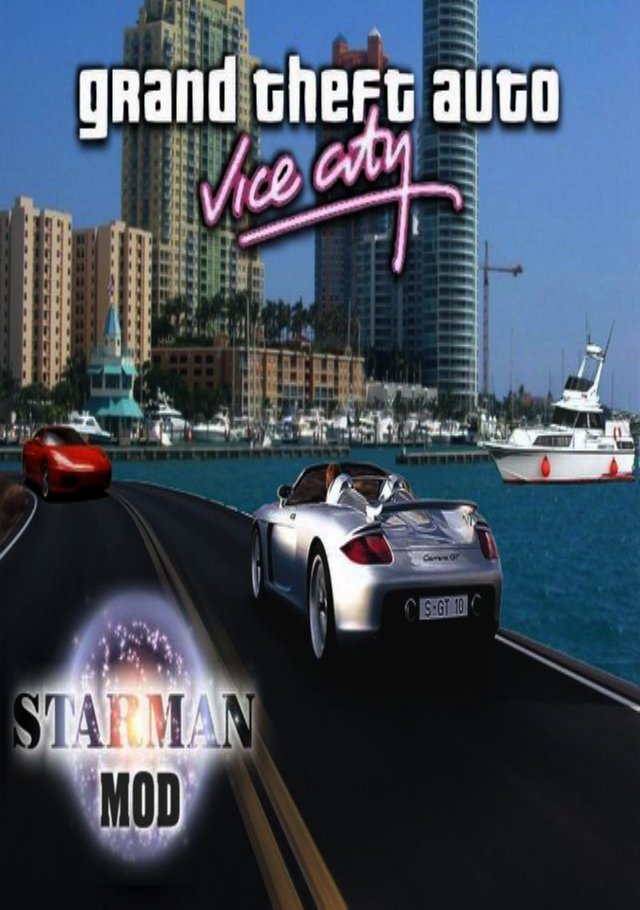 GTA Vice City Starman Game Poster | GTA Vice City Starman Game Cover