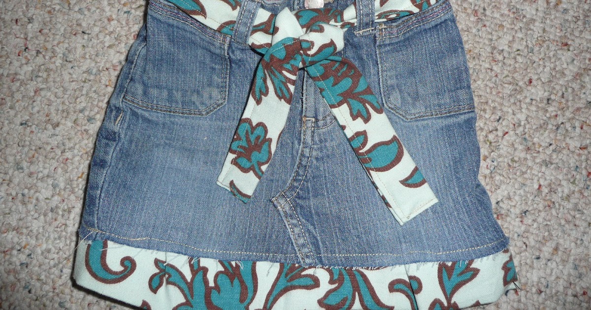 Simply Thrifty Simply Homemade A Repurposed Skirt