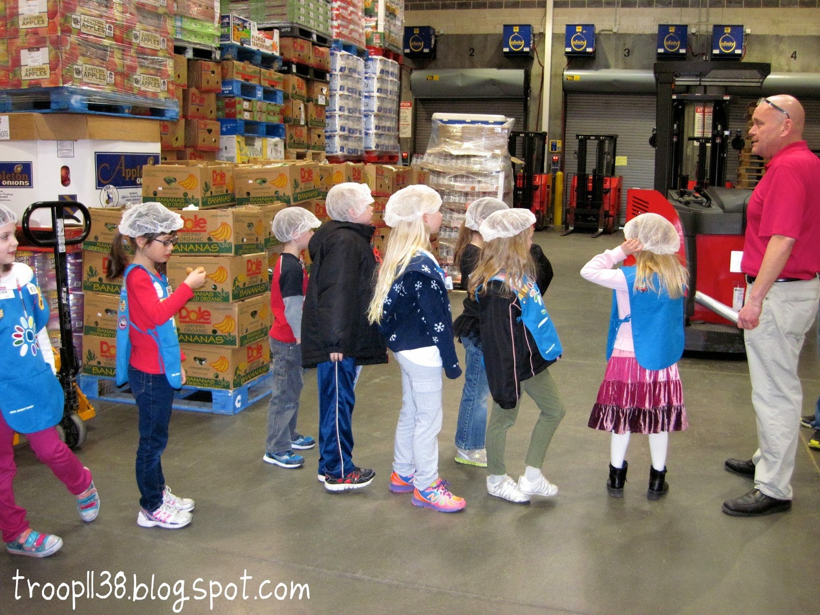 Girl Scout Troop 1138 Costco Field Trip!