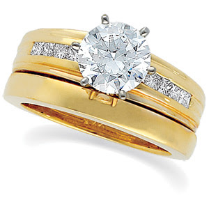 yellow gold wedding rings for women