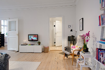 Un pequeño apartamento escandinavo | Ideas para decorar, diseñar y