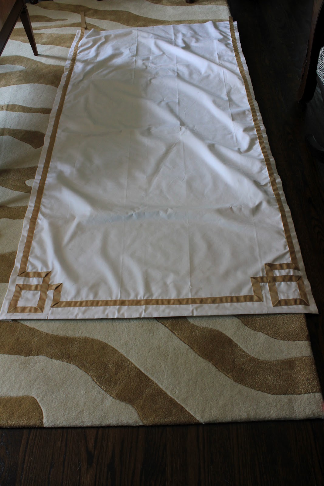 Westhampton DIY How to Make a Roman Shade from a Curtain (with or