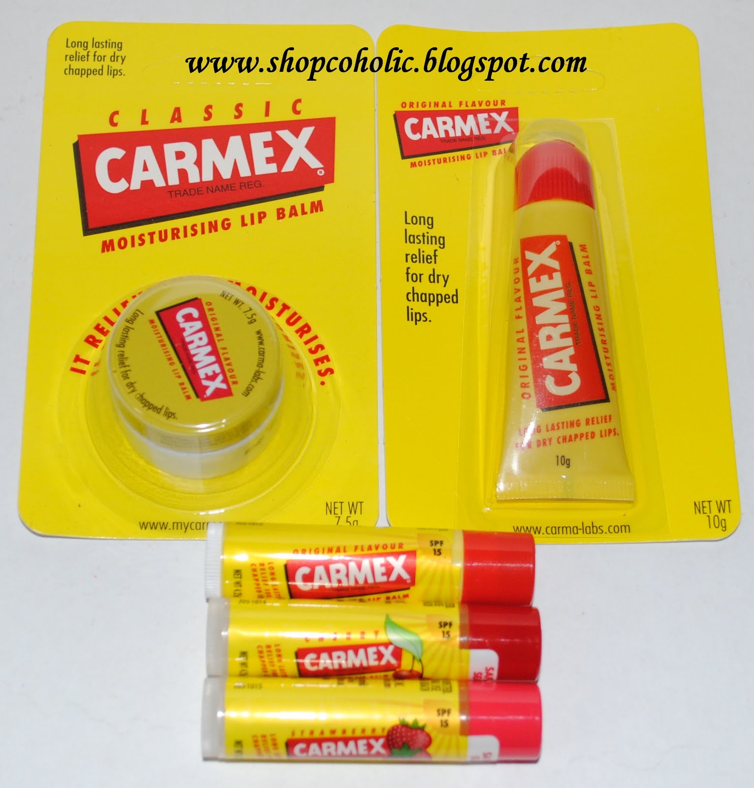 Miss Shopcoholic Product Feature Carmex Lipbalm