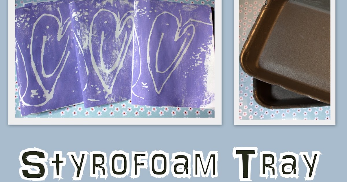 The Red Chair Blog Styrofoam Tray Printing