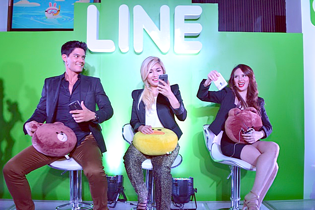 LINE Messaging, Line Philippines, Filipino Celebrity Endorsers