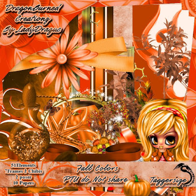 Fall Colors - A Scrap Kit made by Trish Schaffer aka Lady Dragus