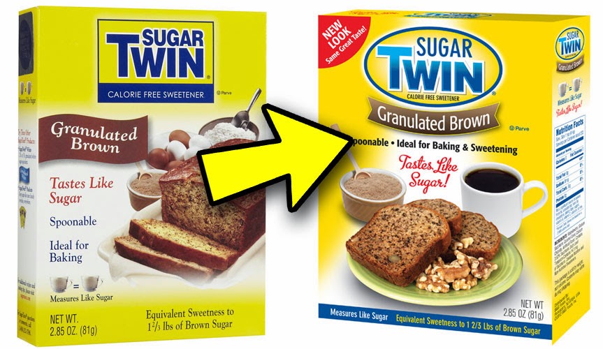 My Brands Unwrapped Sugar Twin Packaging Change