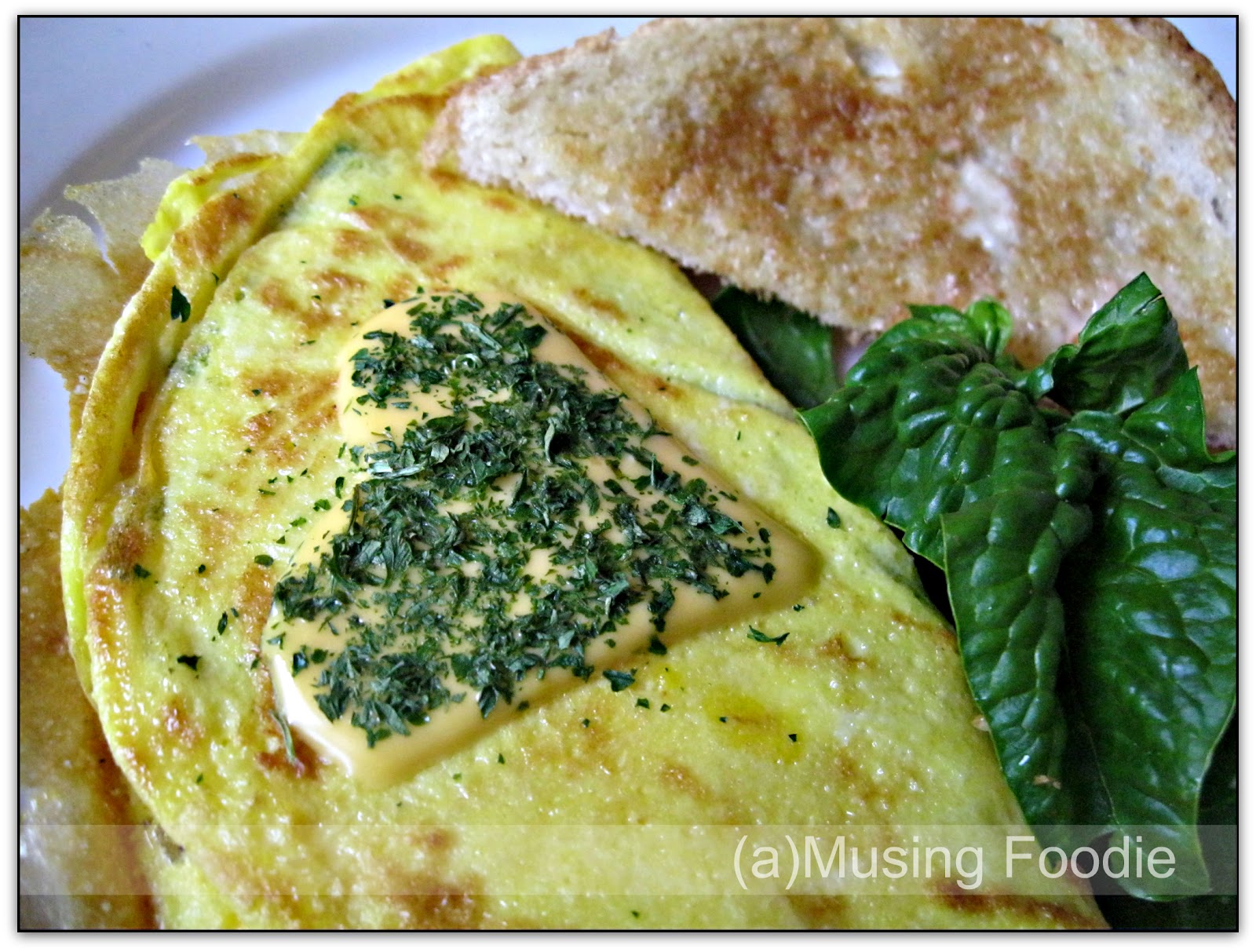 Fresh Spinach and Lump Crab Omelettes (a)Musing Foodie
