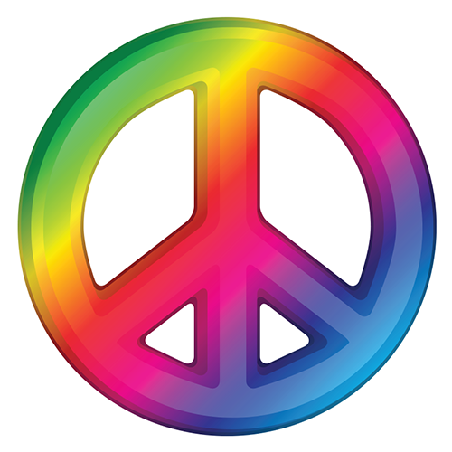 Peace sign emoticon