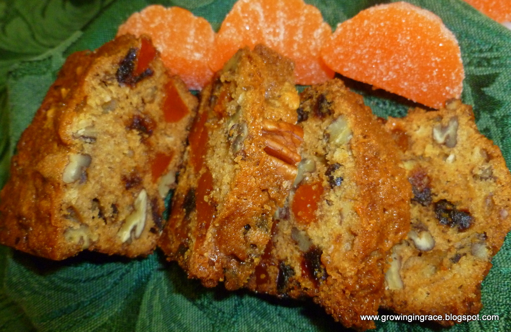 Growing in Grace Orange Slice Candy Cake