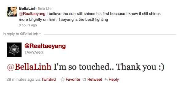 04.09 Taeyang répond a une Fan sur Twitter Picture+3