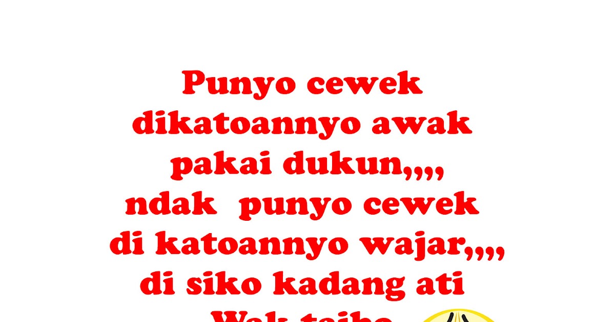 101 Gambar Lucu Versi Minang Kekinian 101 Gambar Lucu Versi Minang Kekinian