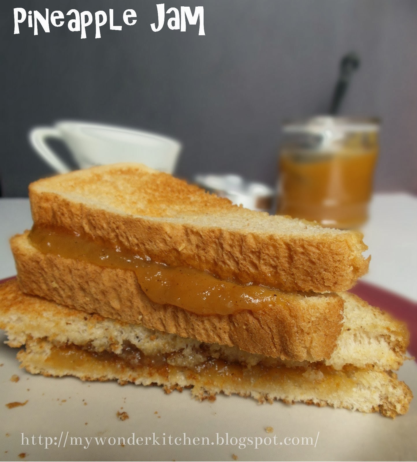 Easy healthy Pineapple Jam