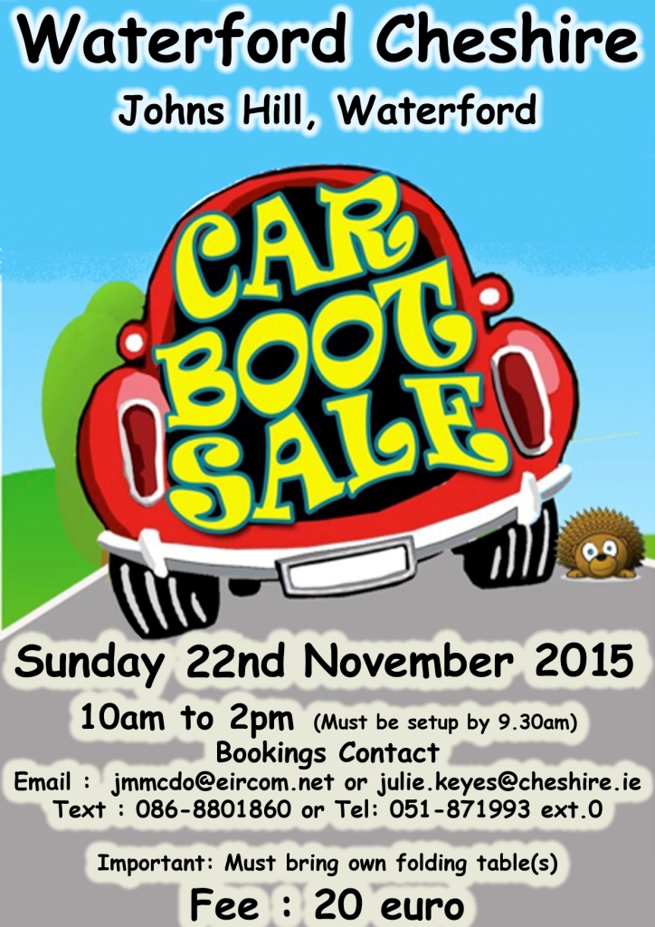 Collect Ireland Waterford Cheshire Car Boot Sale Sunday 22nd