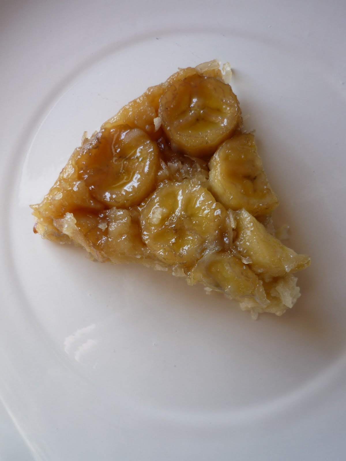 My Kitchen, My Love Coconut Banana Upsidedown Cake