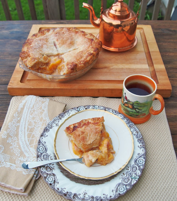 The Alchemist Double Crust Peach Pie with Fresh Peaches