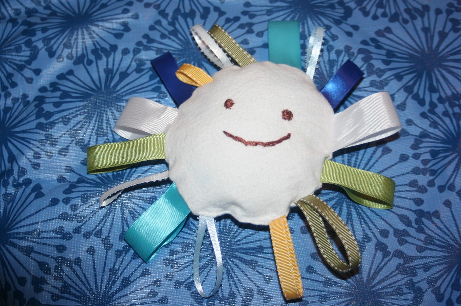 Crafty Kris How to make a little taggie toy for baby