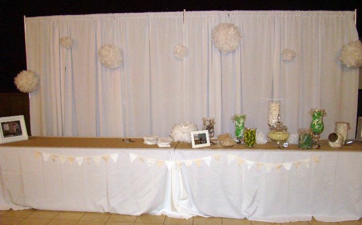 This is the cake and candy buffet table LOVE this