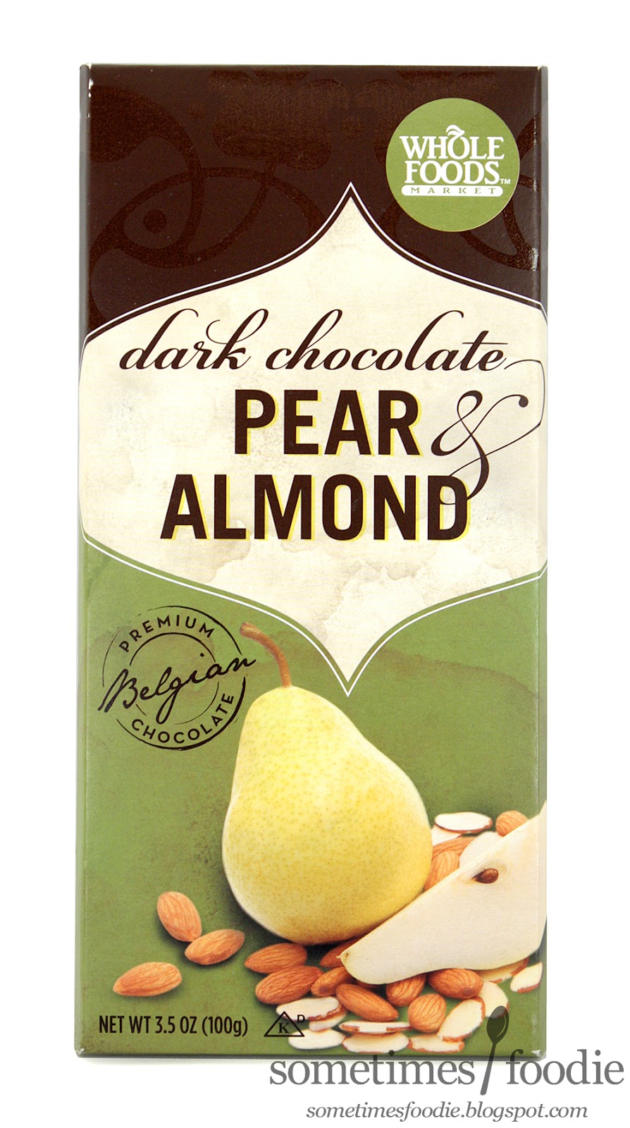 Sometimes Foodie Dark Chocolate Pear & Almond Bar Whole Foods