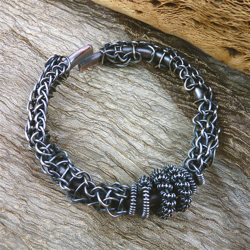 Sharilyn Miller FREE Tutorial Fisherman's Cuff Bracelet