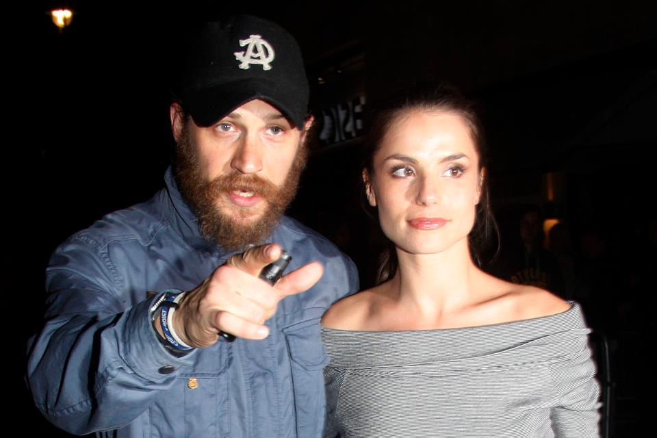 Hollywood Star Tom Hardy Girlfriend Charlotte Riley 2012