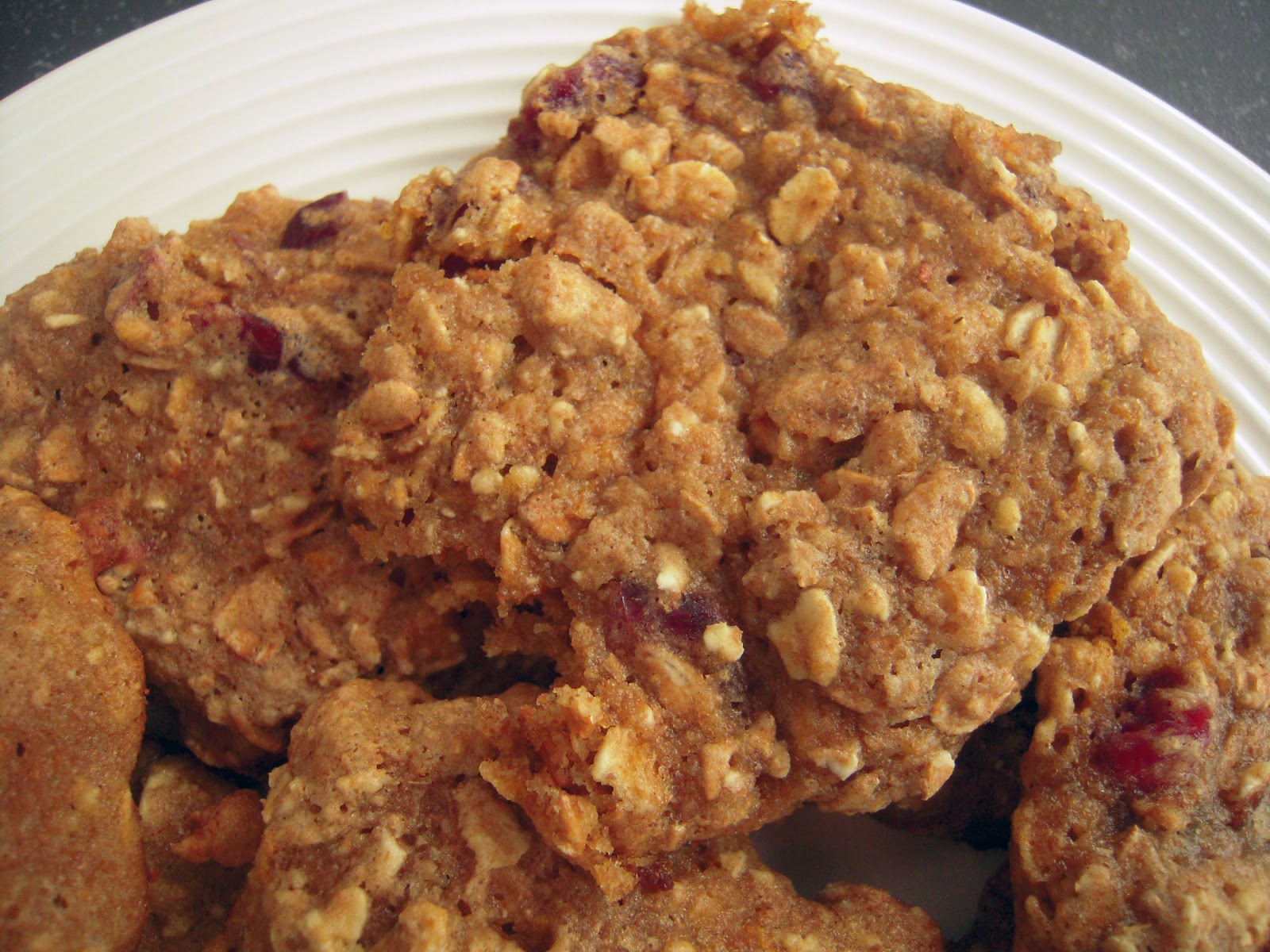 Key Ingredients Orange Cranberry Oatmeal Cookies