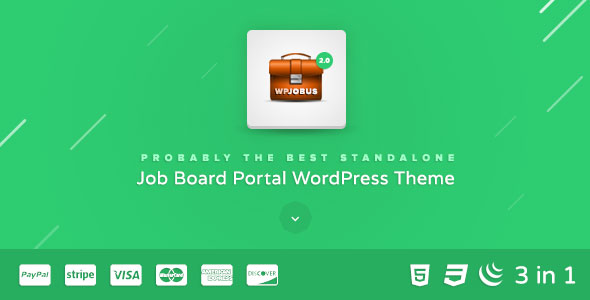 WPJobus Job Board and Resumes WordPress Theme