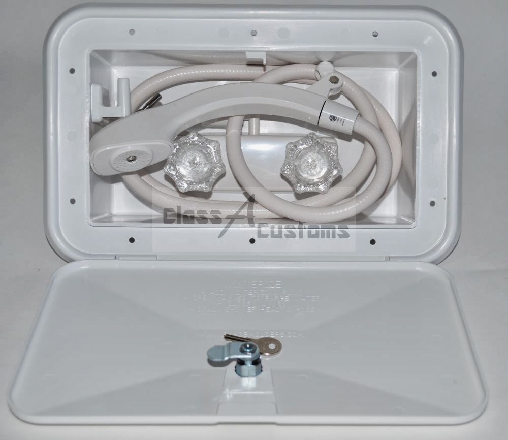Class A Customs How to install RV Exterior Shower Box classAcustoms