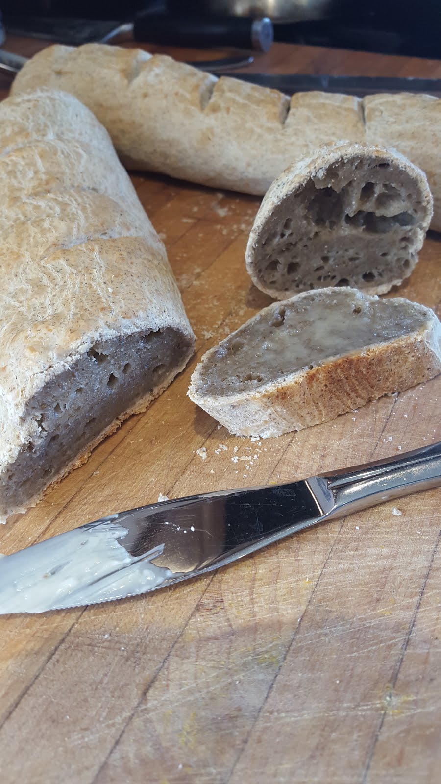 Janine's Real Food Recipes Grain Free Baguette