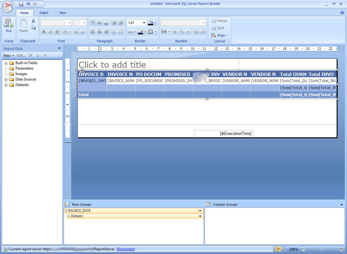 IT Help and Advice SSRS Adding Parameters in Query Designer (When