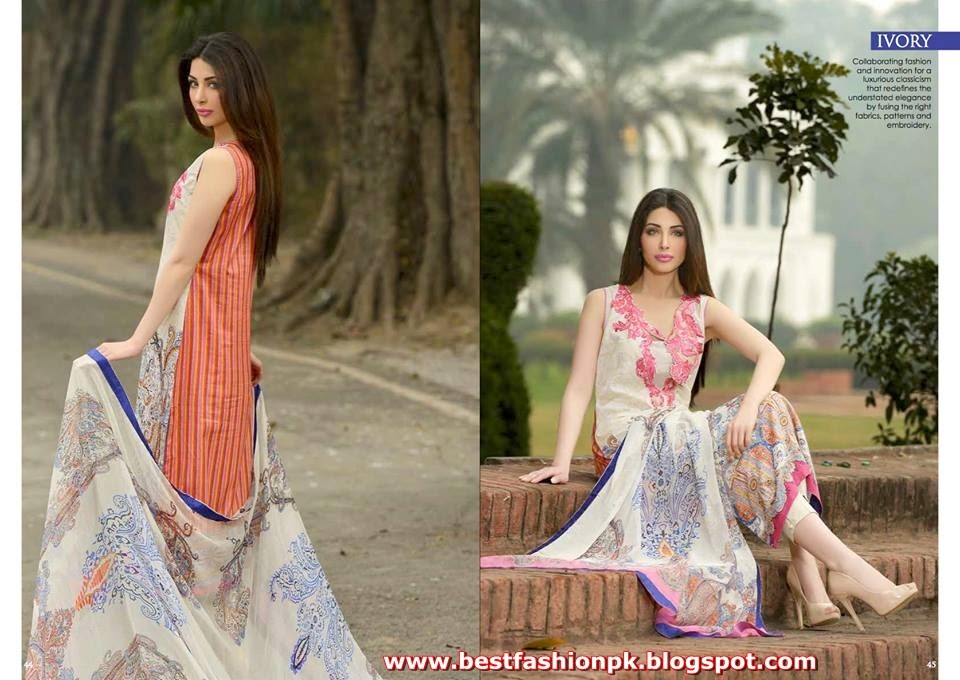 Sobia Nazir Summer Lawn Collection 2014 for Women-www.bestfashionpk.blogspot.com Sobia Nazir Summer Lawn Collection 2014 for Women