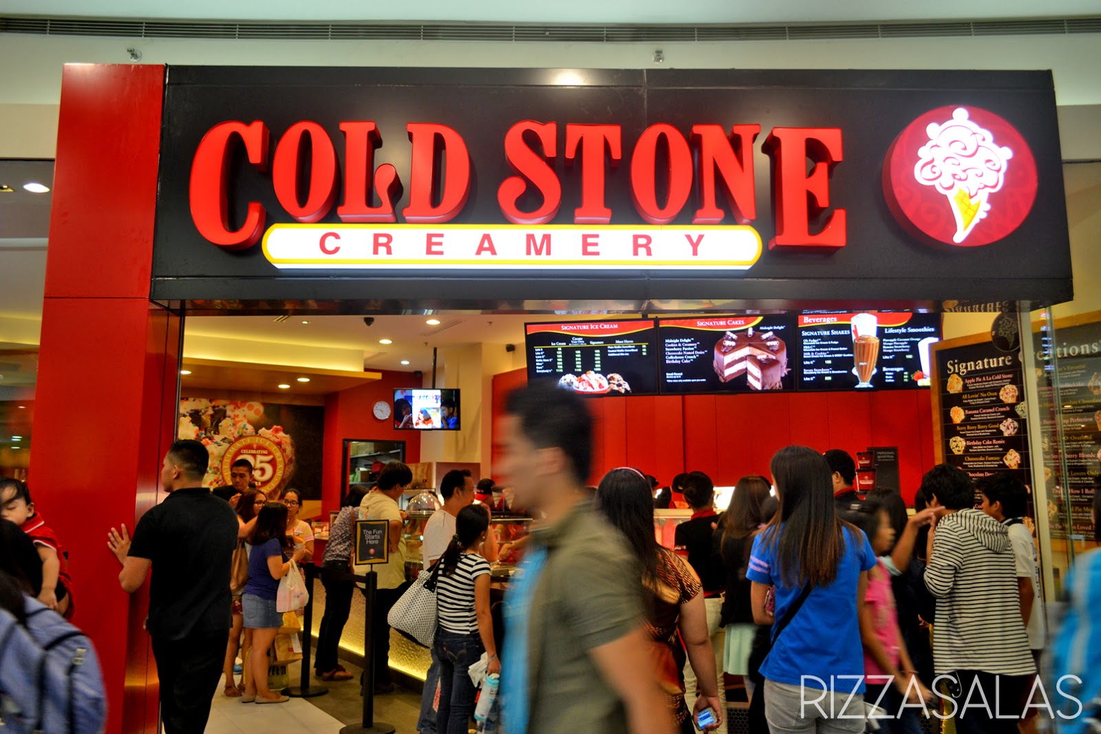 Rizza Salas: Cold Stone Creamery now in Manila