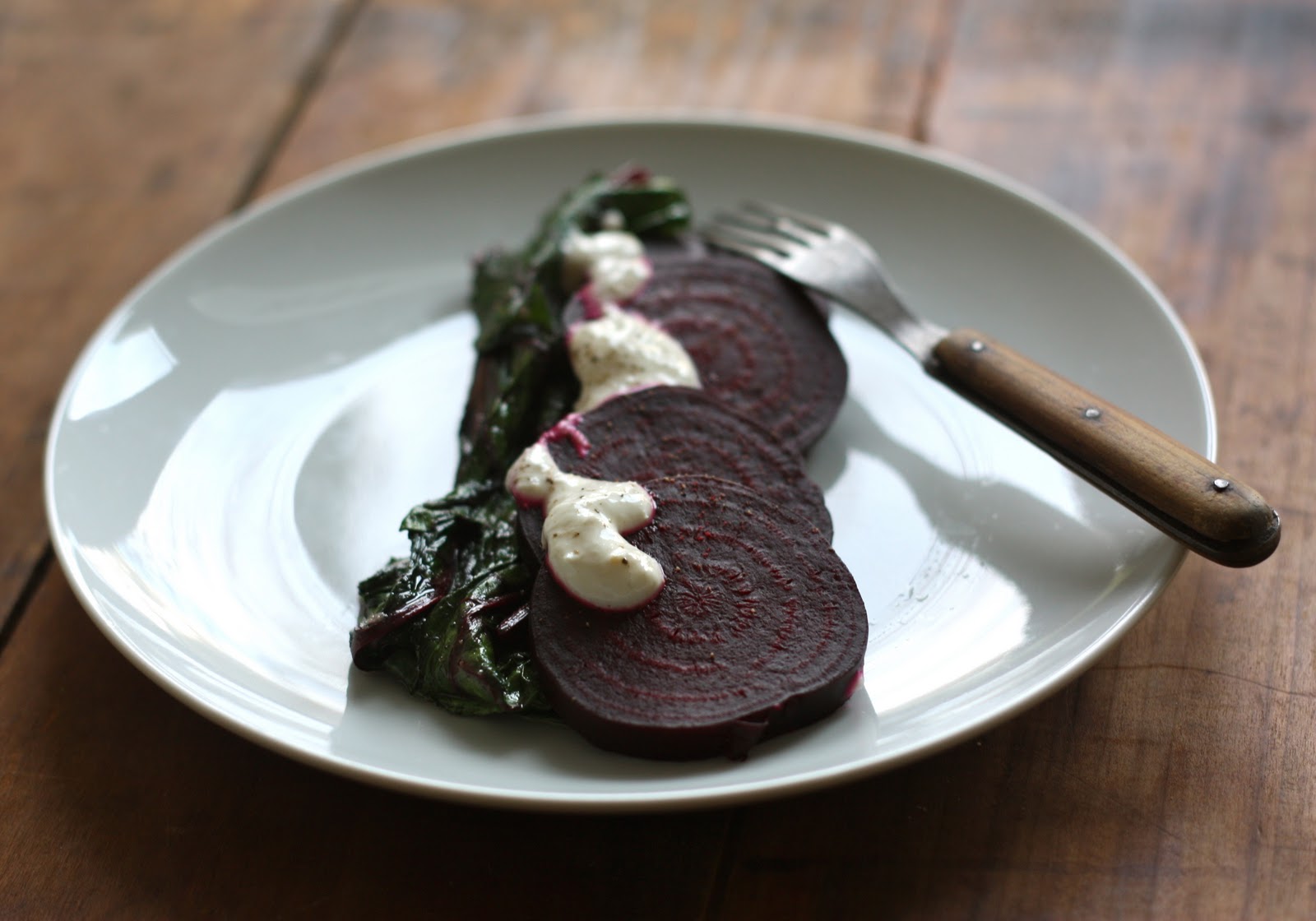 E.A.T. Oven Roasted Beets with a Horseradish Cream Sauce