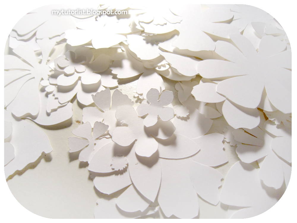 the autumn wedding diy water distressed paper flowers tutorial paper cutting flower