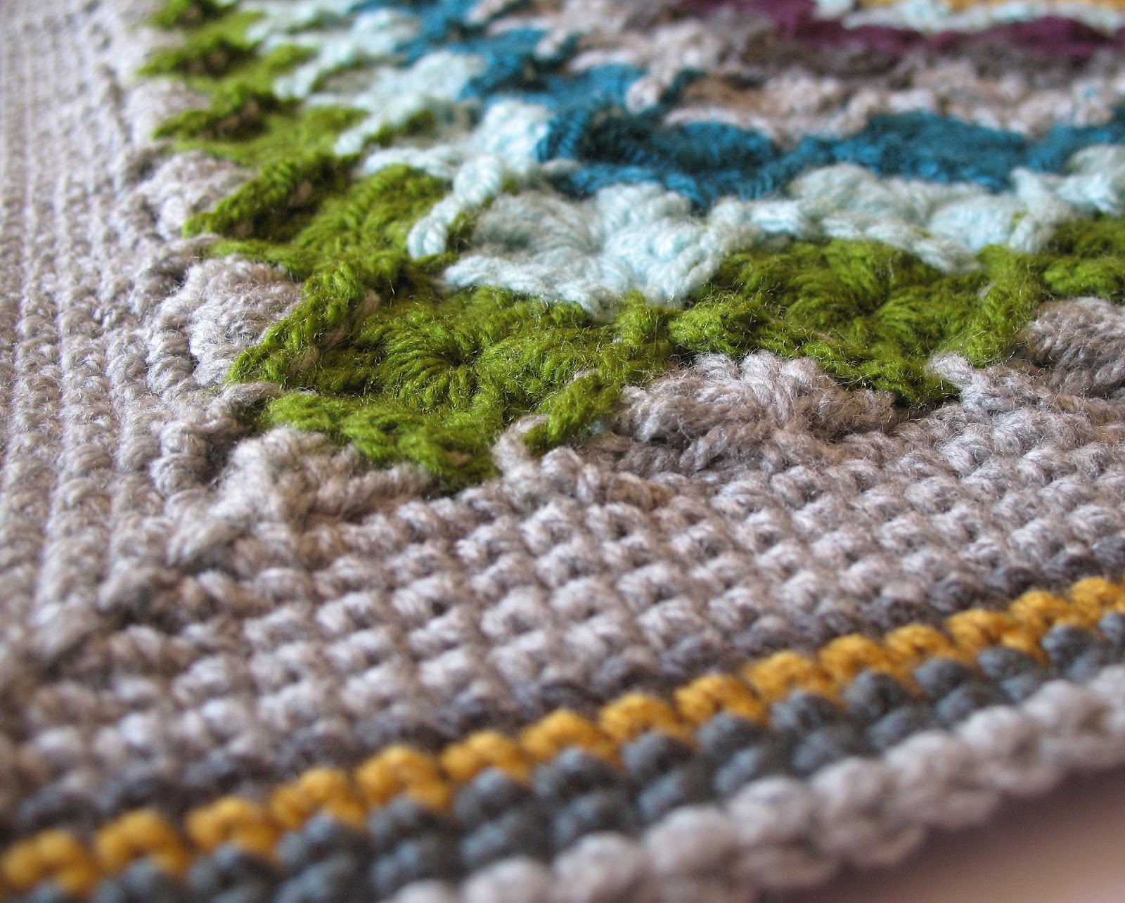 eclectic me wool eater blanket CAL finished!