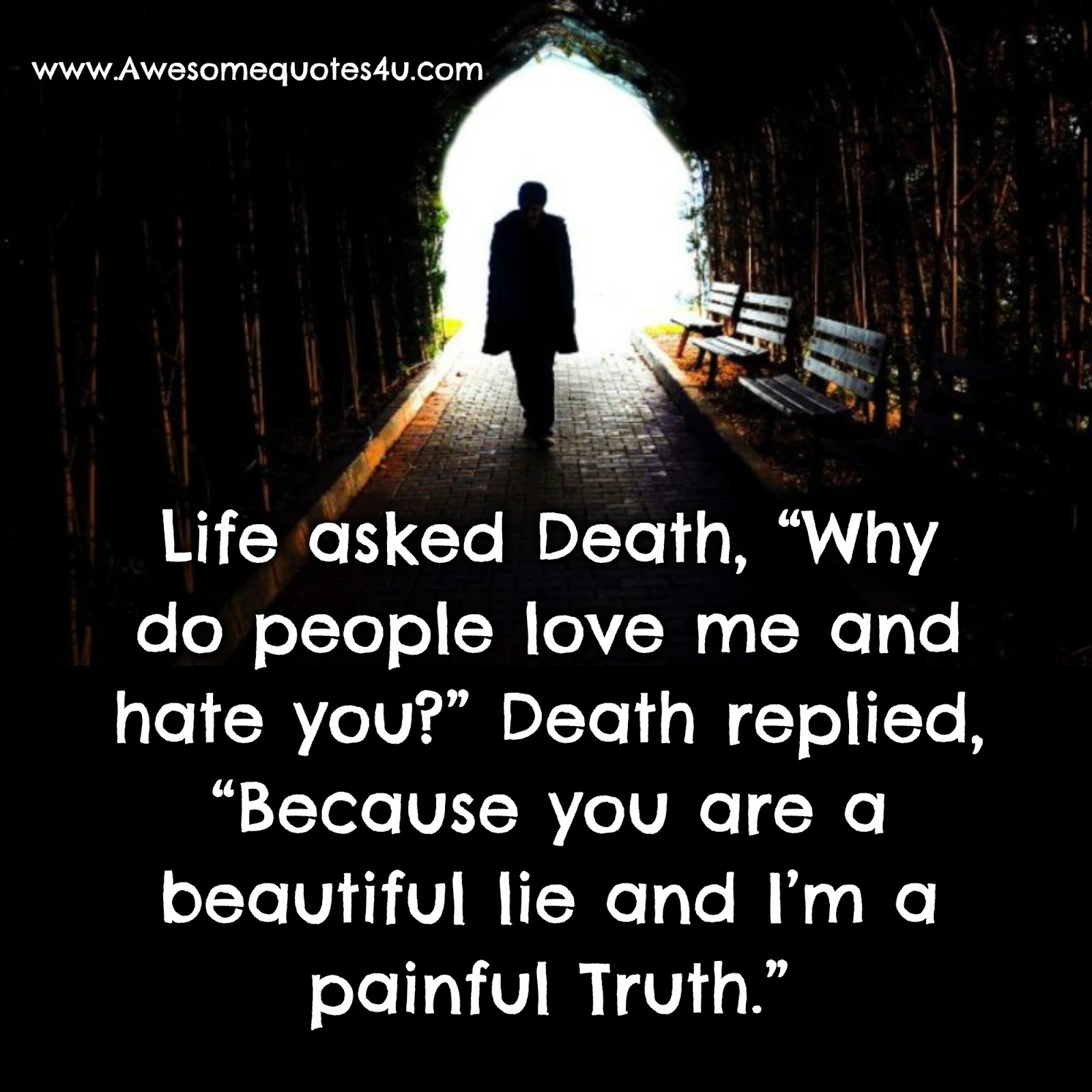 Awesome Quotes: Life is a beautiful lie