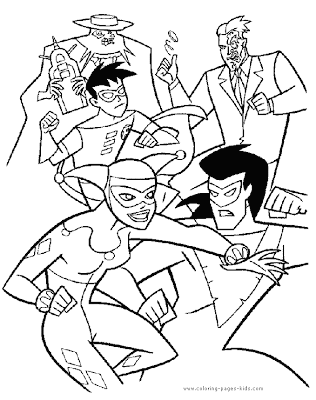 Batman And Robin Coloring Page Batman And Robin Coloring Page