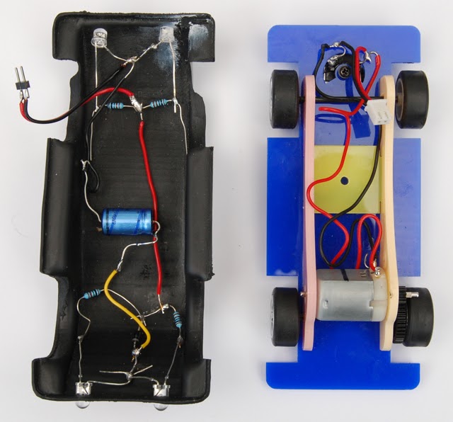 Slot car lights