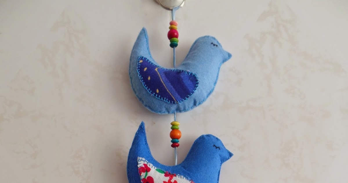 ÇINAR AĞACI Keçe Duvar Süsü (kuşlar)