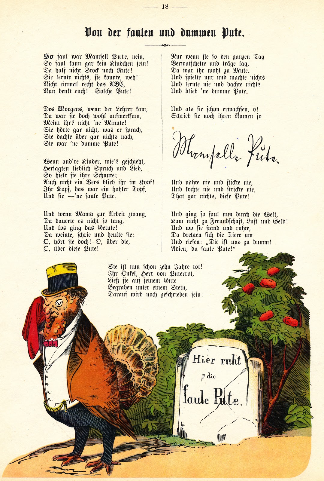 Sprechende Tiere Von Adolf Glassbrenner Hardcore Padagogik Lyrik