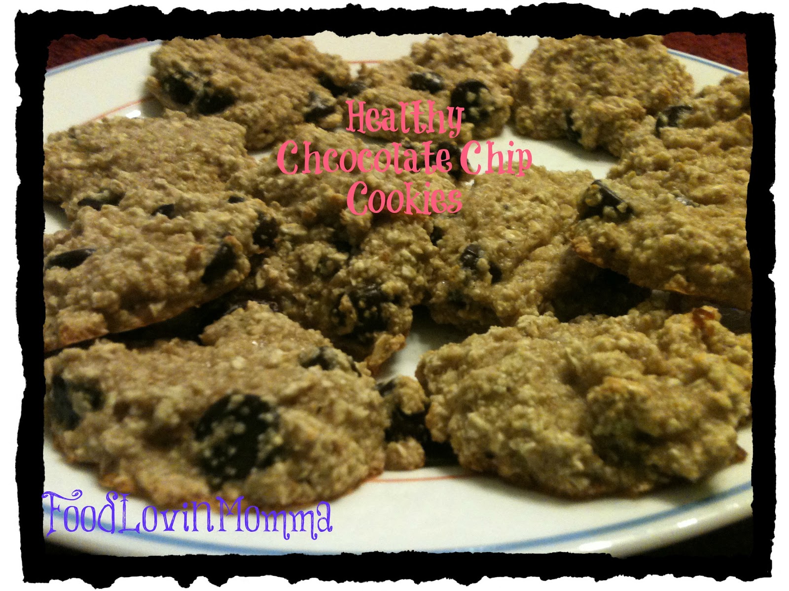 Food Lovin Momma Healthy Chocolate Chip Cookies (gluten free, low