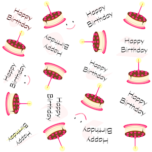 Free digital birthday scrapbooking paper - ausdruckbares Geschenkpapier