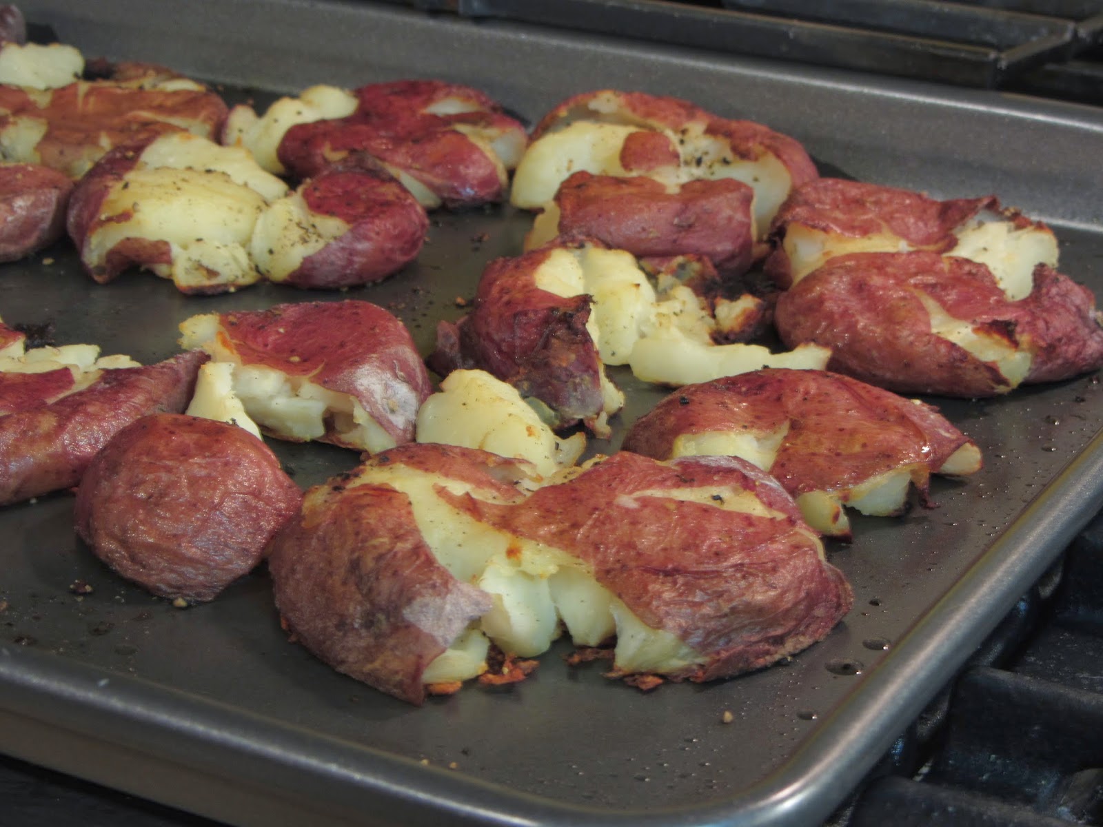 Tracy's Living Cookbook Roasted Salt and Vinegar Potatoes