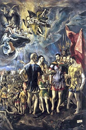 The Martyrdom of St Maurice, 1583, by Romulo Cincinnato, El Escorial in Madrid
