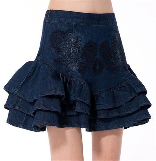 model rok jeans denim wanita desain casual simple dan elegan modern terbaru 2017/2018 model rok jeans denim wanita desain casual simple dan elegan modern terbaru 2017/2018