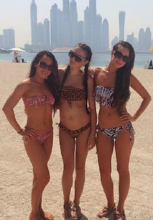 Tulisa Contostavlos Zebra Bikini Dubai