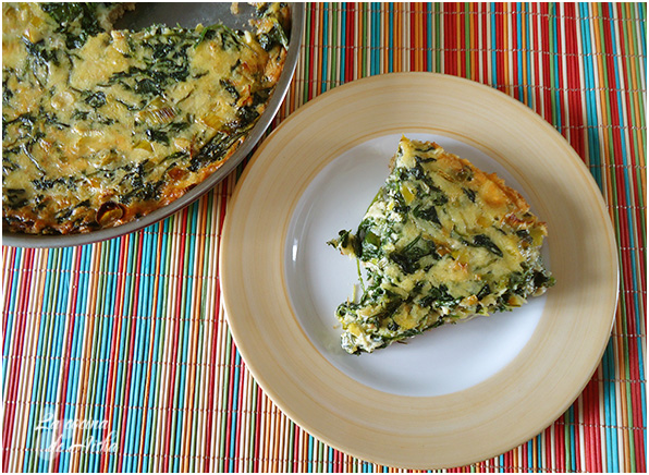 Quiche De Espinacas Con Masa De Avena - Asaltablogs Septiembre
