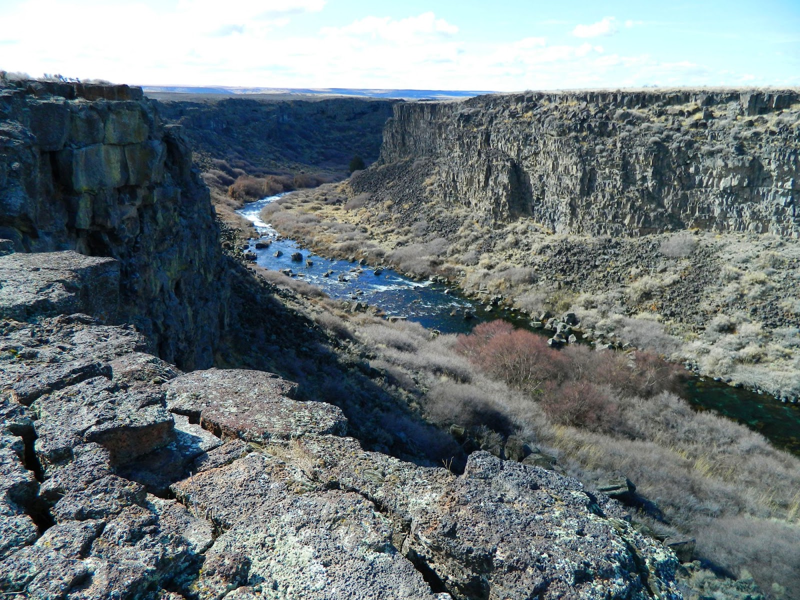 Living in Idaho Box Canyon Springs in February