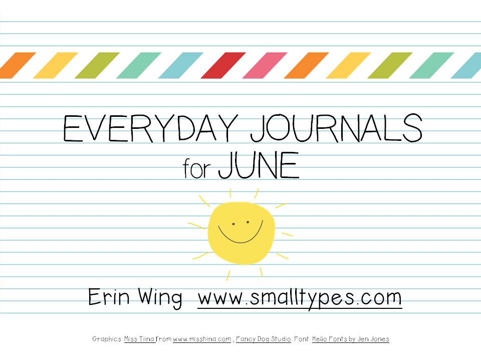 Everyday Journals Classroom Freebies