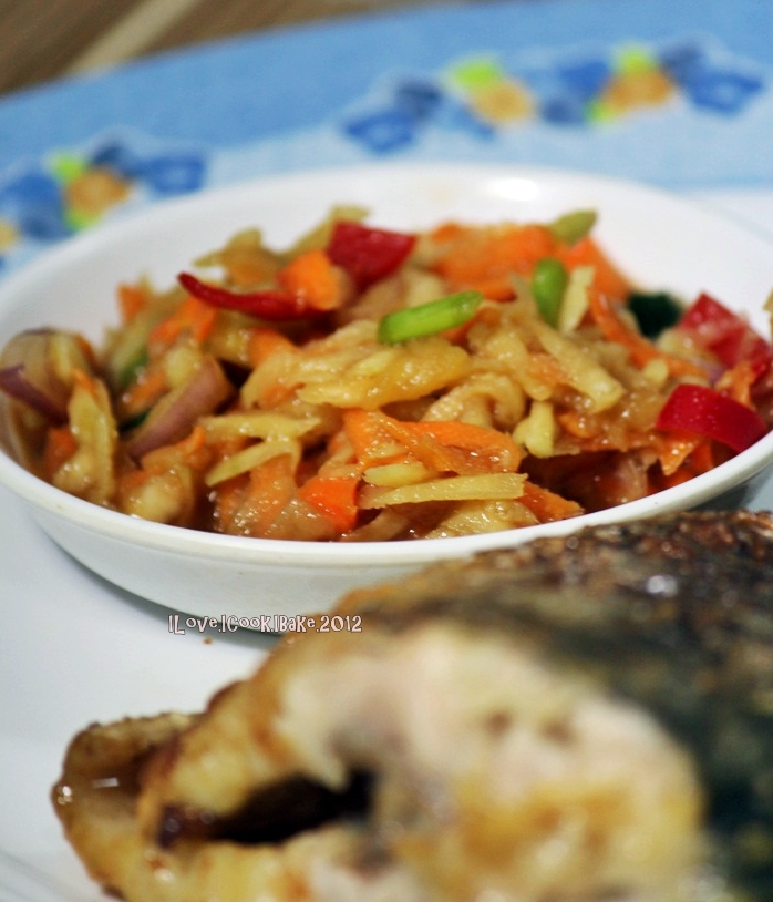 I Love. I Cook. I Bake. Fried Tilapia (Happy Call) With Mango Salsa